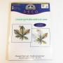 Kit punto cruz DMC Hoja de Castaño chesnut tree leaf la margarida creativa 1