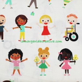 Tela Infantil Niños y Niñas Bright Days Bright Days en tienda telas y patchwork 1
