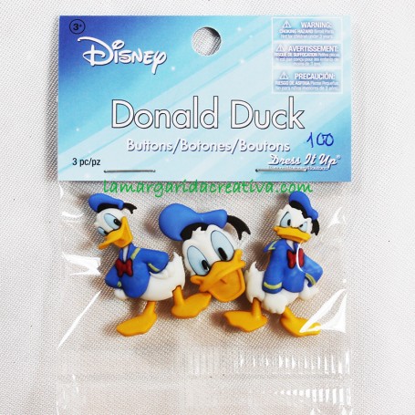 Botones Disney Pato Donald Duck 1