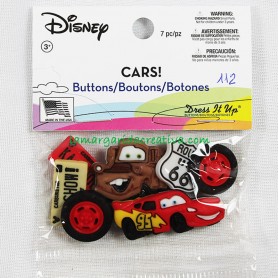 Botones Disney Cars 1