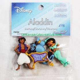 Botones Disney Aladdin 1