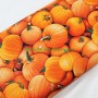Tela Calabazas halloween y castañada Naranja en tienda telas y merceria 4