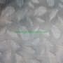 Tejido de coralina Teddy Fur Grey Feathers plumas 1