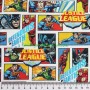 Tela Liga de la Justicia Licencia DC Comics Algodón 2