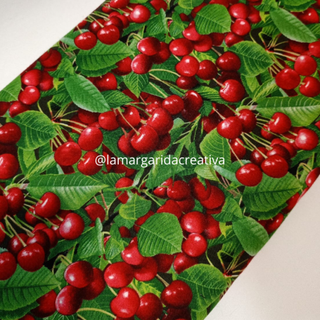 tela patchwork frutas cerezas la margarida creativa 1