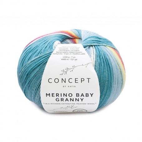 MERINO BABY GRANNY MULTICOLOR