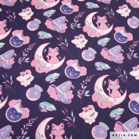 Tela-de-popelín-halloween-manga-gatos-lamargaridacreativa-1