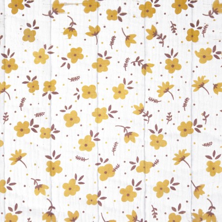 Tela de muselina acolchada Padded Reindeer Flowers 12