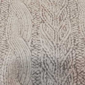 Tela patchwork winter lana trenzas 2