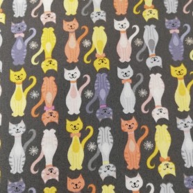 Tela patchwork animales gatos gatitos