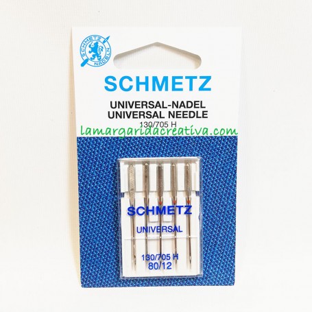 Agujas schmetz-planas-máquina-de-coser-Universal-80
