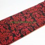 Tela patchwork Batik Flores Rojo y Negro 4
