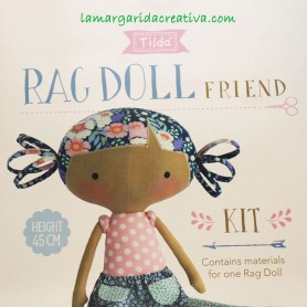 Kit patchwork tilda rag doll friend muñeca