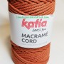Hilo macramé cord reciclado katia color teja lamargaridacreativa