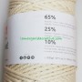 Hilo cordón, cuerda macramé cord reciclado katia color crudo lamargaridacreativa 2