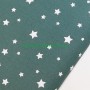 Tela patchwork estrellas fondo verde lamargaridacreativa