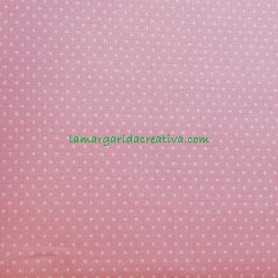 Tela patchwork mini topo fondo rosa lamargaridacreativa