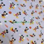Tela patchwork Disney Mickey futbol y basquet rayas en la margaridacreativa 3