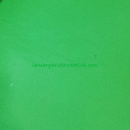 Fieltro para manualidades color verde en la tienda online lamargaridacreativa 2