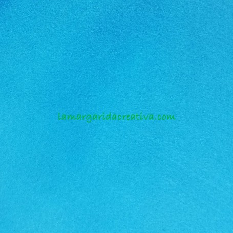 Fieltro para manualidades color azul en la tienda online lamargaridacreativa 3
