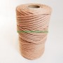 Hilo cuerda macramé fibras recicladas color rosa palo lamargaridacreativa 3
