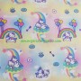 Tela popelín Hello Kitty arcoiris y unicornios Rainbow en lamargaridacreativa 2