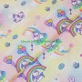 Tela popelín Hello Kitty arcoiris y unicornios Rainbow en lamargaridacreativa 4
