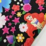 Tela patchwork princesas Disney Sirenita, blancanieves, cenicienta licencia en lamargaridacreativa
