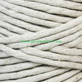 Hilo cordón cuerda macramé color natural fibras recicladas en lamargaridacreativa 2