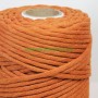Hilo cordón cuerda macramé urdimbre teja anaranjado fibras recicladas en lamargaridacreativa 3