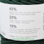 Hilo macramé  cord verde botella en lamargaridacreativa 2