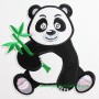 Aplicación termoadhesiva Oso Panda Parche lamargaridacreativa 1