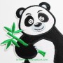 Aplicación termoadhesiva Oso Panda Parche lamargaridacreativa 3