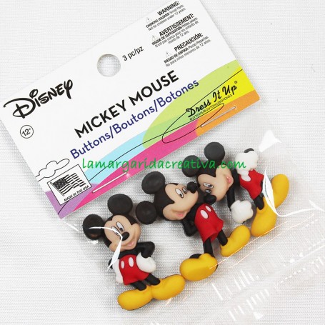 Botones decorativos Disney Mickey Mouse 2