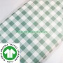 Tela Vichy Verde Empolvado Cuadros Algodón Cuadro Grande confección patchwork y costura lamargaridacreativa 4