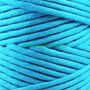 Macramé Azul Turquesa Hilo cordón cuerda fibras recicladas 4mm en lamargaridacreativa