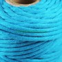 Macramé Azul Turquesa Hilo cordón cuerda fibras recicladas 4mm en lamargaridacreativa 2