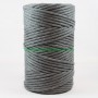 Macramé Gris Oscuro Hilo cordón cuerda fibras recicladas 4mm en lamargaridacreativa 1