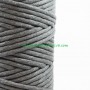 Macramé Gris Oscuro Hilo cordón cuerda fibras recicladas 4mm en lamargaridacreativa 3