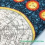 Tela patchwork Galileo Mapa Mundi 2