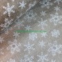 Tejido Arpillera Navidad Copos Nieve Blanco en tienda mercería barcelona y telas la margarida creativa 4