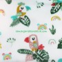 Tejido Coralina Loros en tienda telas y mercería la margarida creativa 2