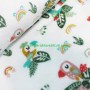Tejido Coralina Loros en tienda telas y mercería la margarida creativa 5