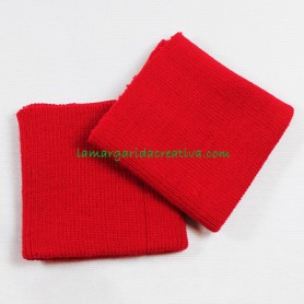 Puños elásticos Rojo para sudaderas y chandals y pantalones 402 1