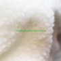 Tela tejido borreguito borrego color blanco en lamargaridacreativa 3